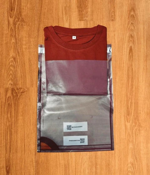 8 X 10 Meesho Transparent Courier Bags With Barcode & No Pod | | 51 Microns | Pack of 100