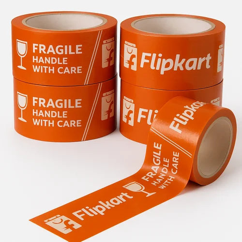 2 Inch Flipkart Blue Self Adhesive Tape | 38 Micron | Packaging Tape