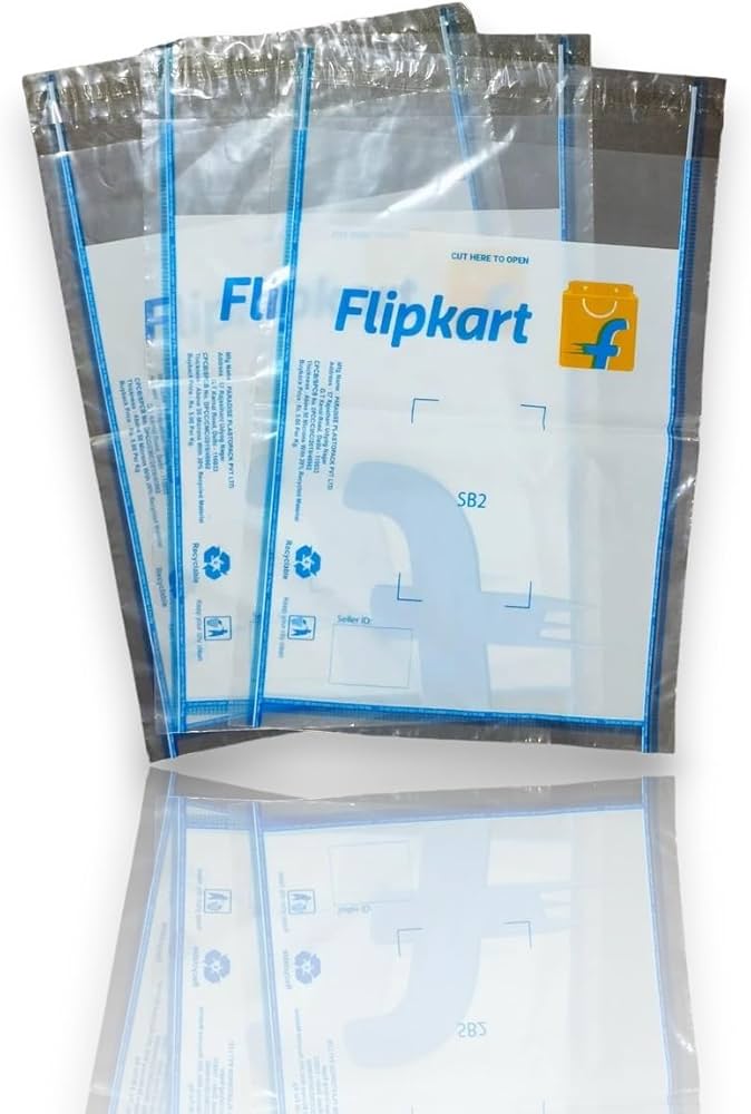 SB4 Flipkart Transparent Courier Bags | 45–51 Microns | Pack of 100 | Tamper Proof