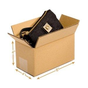 8 X 4 X 4 Inch Slotted Universal Corrugated Box | 380 GSM | 3-Ply | Eco-Friendly | 100% Recyclable