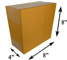 8 X 4 X 8 Inch Slotted Universal Corrugated Box | 380 GSM | 3-Ply | Eco-Friendly | 100% Recyclable
