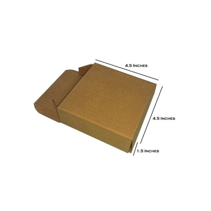 4.5 X 1.5 X 4.5 Literature Mailer Corrugated Box | 380 GSM | 3-Ply | Eco-Friendly | 100% Recyclable
