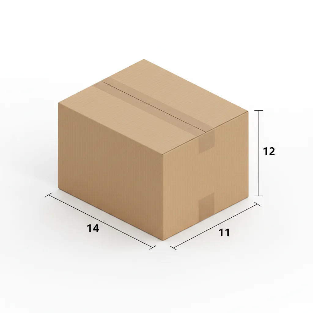5 Ply 14 X 11 X 12 Inches Brown Corrugated Boxes