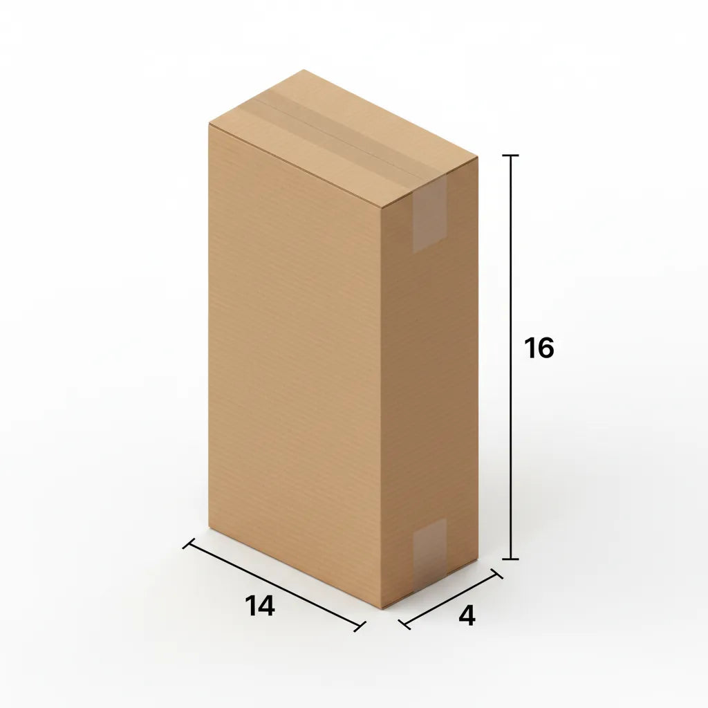 5 Ply 14 X 4 X 16 Inches Brown Corrugated Boxes