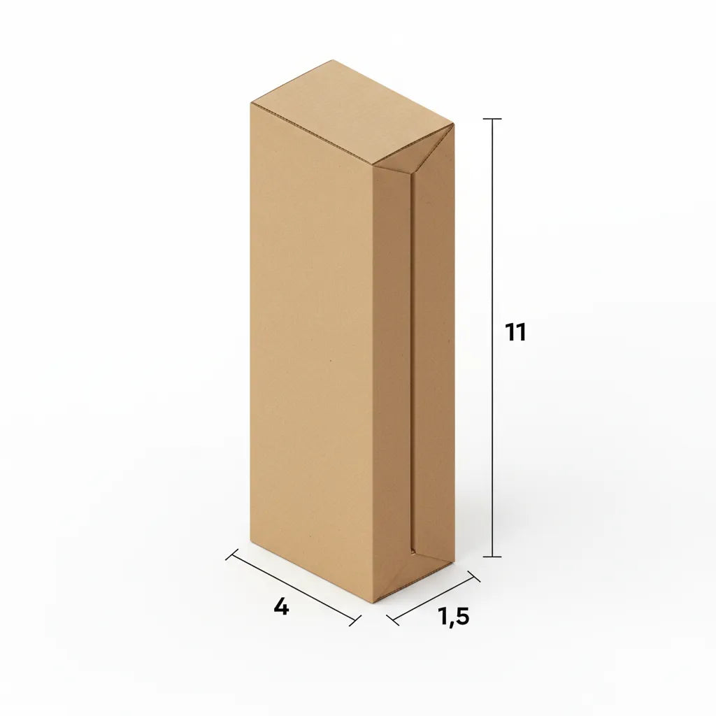 4 X 1.5 X 11 inch Literature Mailer Corrugated Box | 380 GSM | 3-Ply | Eco-Friendly | 100% Recyclable