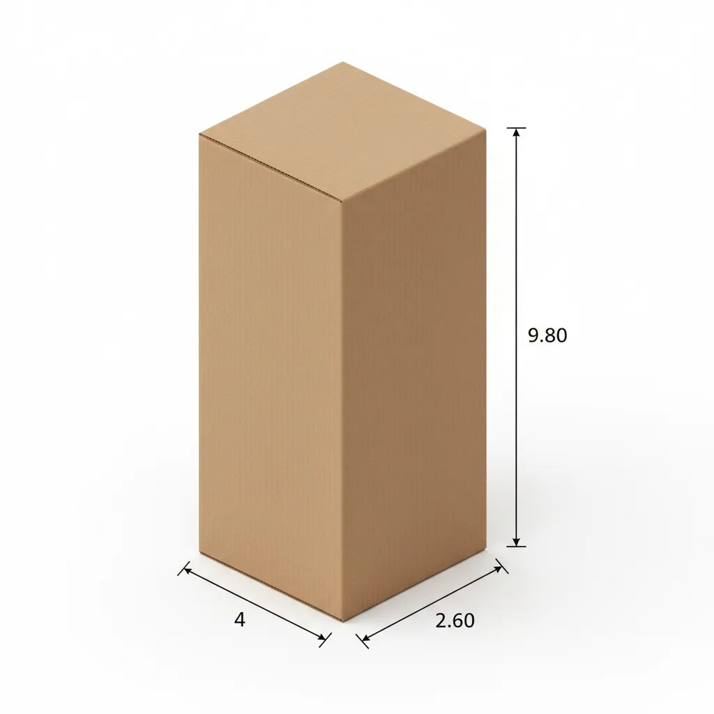 3 Ply 4 X 2.60 X 9.80 Inches Brown Corrugated Boxes