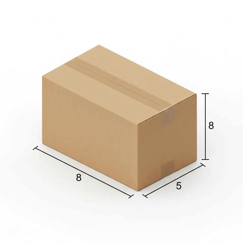 5 Ply 8 X 5 X 8 Inches Brown Corrugated Boxes
