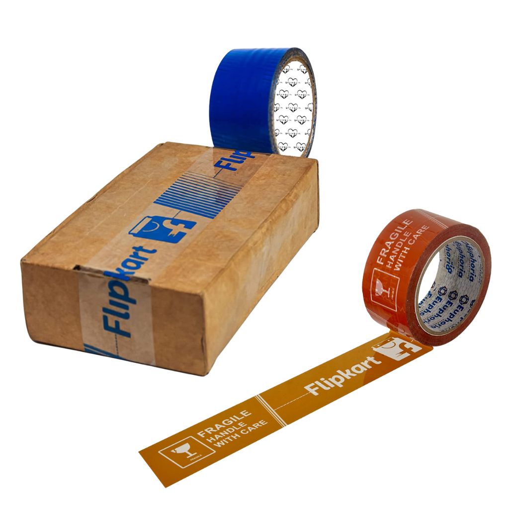 2 Inch Flipkart Blue Self Adhesive Tape | 38 Micron | Packaging Tape
