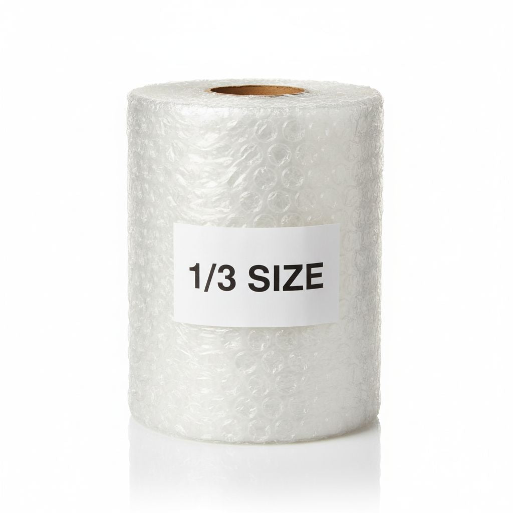Air Bubble Wrap 1/3 Cut | 12 Inch Width | 100 Meter Roll | C-Bubble Packaging Film