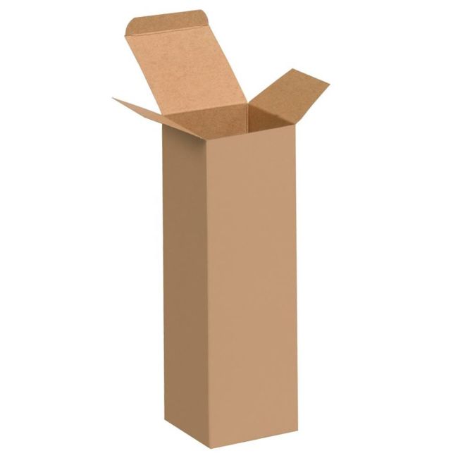 2 X 2 X 6 inch E-Flute Mailer Corrugated Box | 380 GSM | 3-Ply | Eco-Friendly | 100% Recyclable